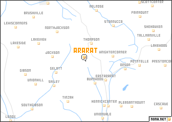 map of Ararat