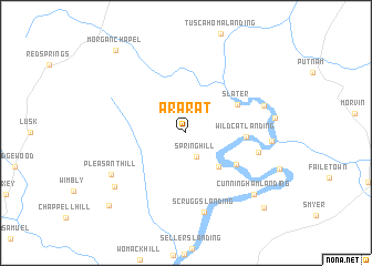 map of Ararat