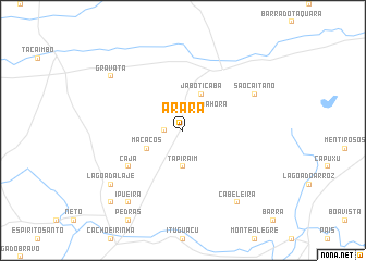 map of Arara