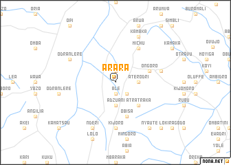 map of Arara