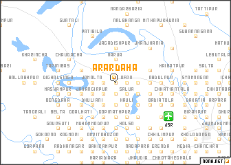 map of Ārārdaha