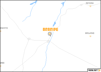 map of Araripe