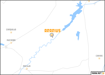 map of Arariús