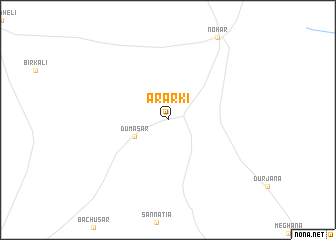 map of Ararki
