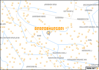 map of Arāro Bhurgari