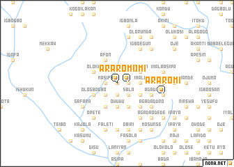 map of Araromi