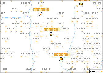 map of Araromi