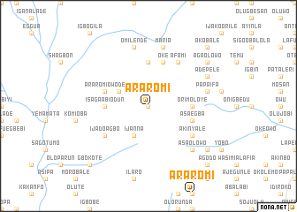 map of Araromi