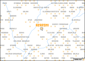 map of Araromi