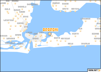 map of Araromi