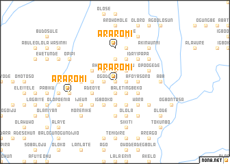 map of Araromi
