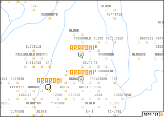 map of Araromi