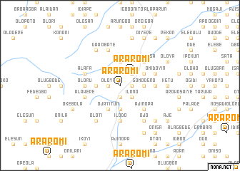 map of Araromi