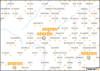 map of Araromi