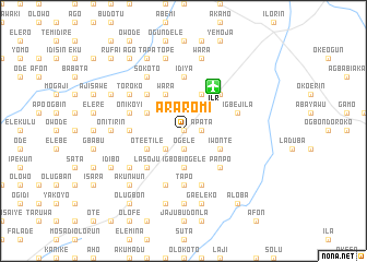 map of Araromi