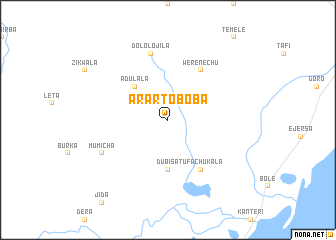 map of Ārarto Boba