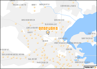 map of Araruama