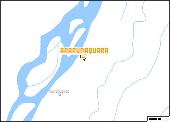 map of Ararunaquara