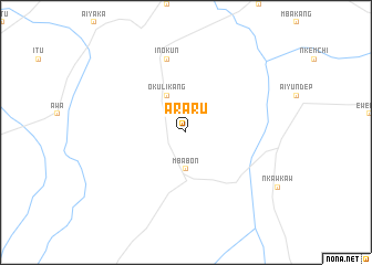 map of Araru