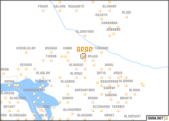 map of ‘Ar‘ar
