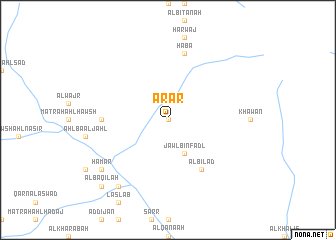 map of ‘Ar‘ar