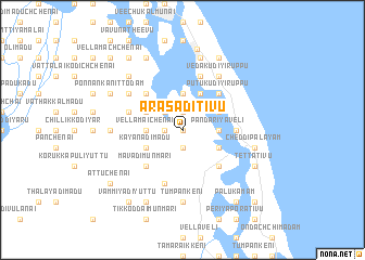 map of Arasaditivu