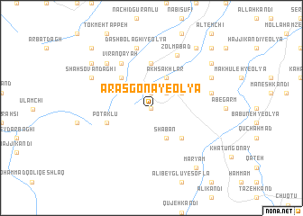 map of Arasgonā-ye ‘Olyā