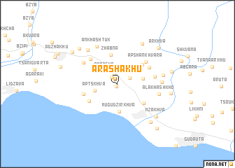 map of Arashakhu