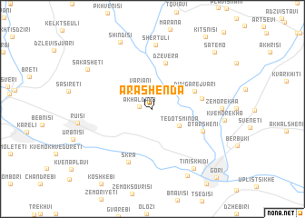 map of Arashenda