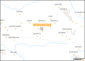 map of Arashenda