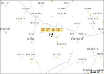 map of Ārashmanē