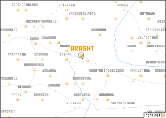 map of Arasht