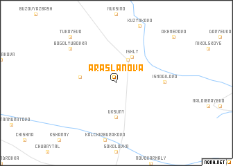 map of Araslanova