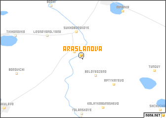 map of Araslanova