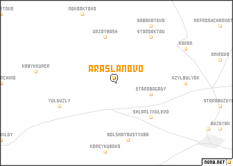 map of Araslanovo