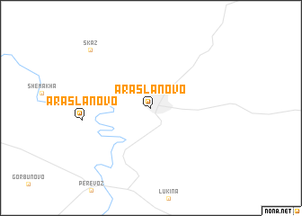 map of Araslanovo