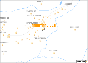 map of Arastraville