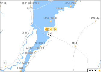 map of Arata