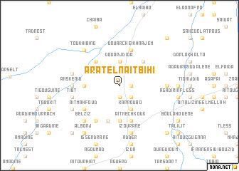 map of Aratel nʼ Aït Bihi