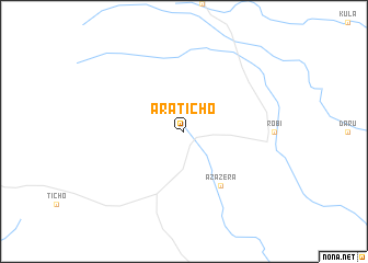 map of Āratīcho