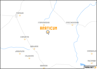 map of Araticum