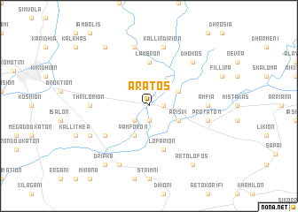 map of Áratos