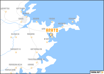 map of Arato