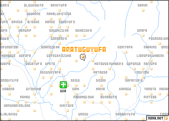 map of Aratuguyufa