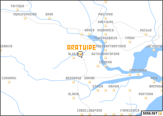 map of Aratuípe