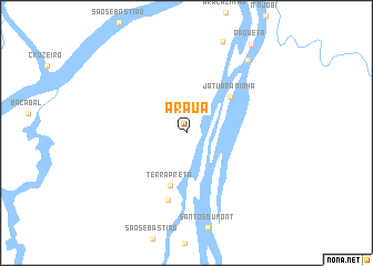 map of Arauá
