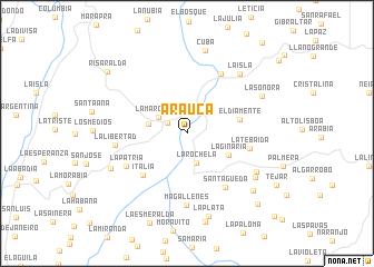 map of Arauca