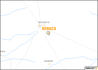 map of Arauco