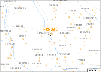 map of Araujo