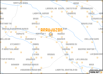 map of Araujuzon